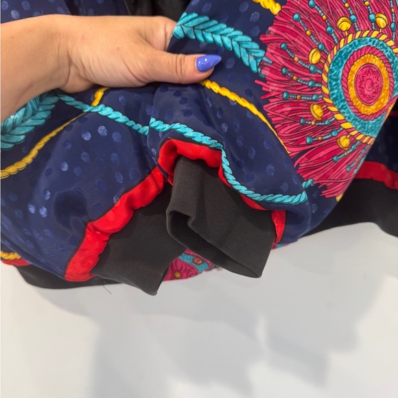 Colorful and oversized vintage zip jacket - Picture 7 of 8